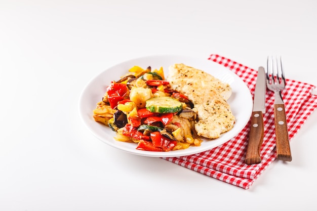 Тарелка домашнего блюда